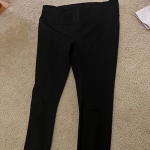Athleta leggings with hole circle pattern